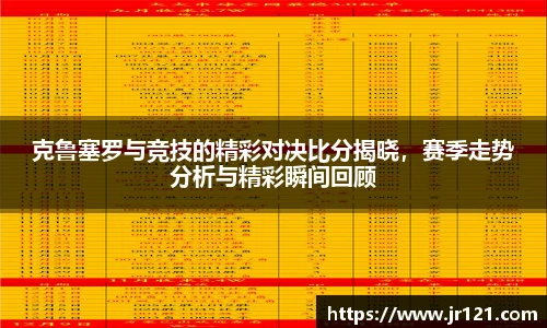 克鲁塞罗与竞技的精彩对决比分揭晓，赛季走势分析与精彩瞬间回顾